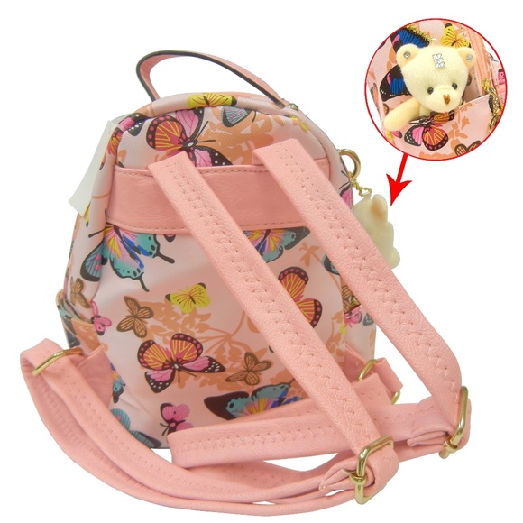 Girls Backpack - Backpack with Bunny - Pink - Picture 4 of 4